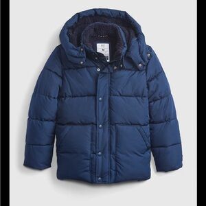GAP Warm Navy Puffer Jacket for Kids Size XS